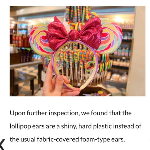 Disney parks Minnie ears…set or separates - Picture 3 of 14